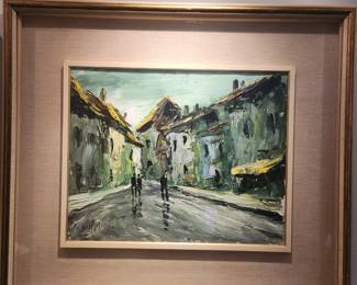 Signed oil painting 