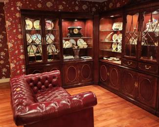 Mahogany Library Cabinets
Chesterfield Sofa
