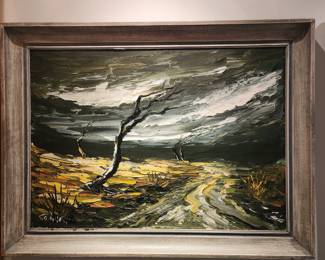 Signed oil painting