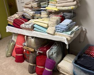Lots of linens