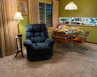 MCM dining table and lift chair