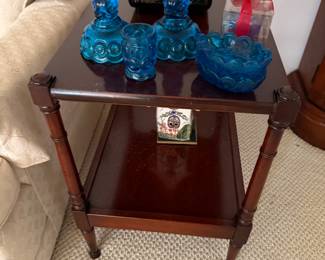Asian table with decor