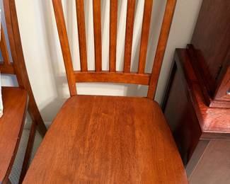 Four Amish chairs