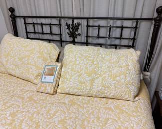 Iron queen size bed
