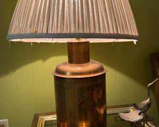 Etched Brass lamps (2)