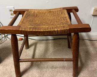 cane bottom stool