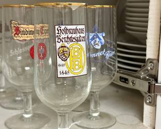 Vintage German beer glasses