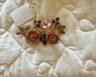 ANTIQUE TREMBLER BROOCH