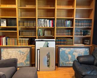 Maps, Books--Library of Photograph, WWII, Plus