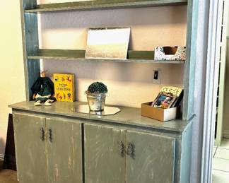 Painted Cabinets W/Toppers