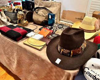 Designer Purses--Versace, L. Vuitton, Fendi, Chanel Traveler, Hats