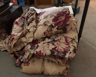 Bar cloth curtain panels, Vintage
