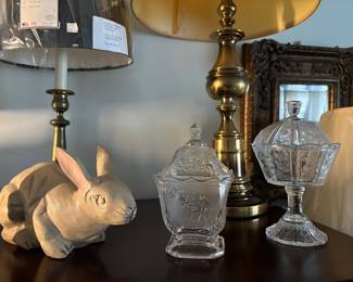 Cute wood carved Marshall fields rabbit 