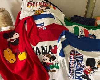Vintage overseas Mickey shirts United Kingdom Germany Canada Ireland 