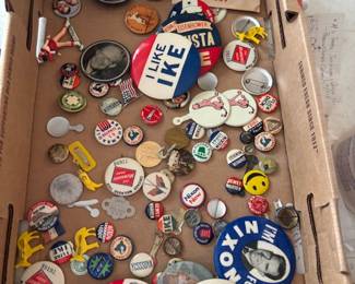 politcal buttons