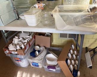 Tons of dishes 