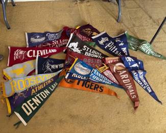 Vintage pennants 