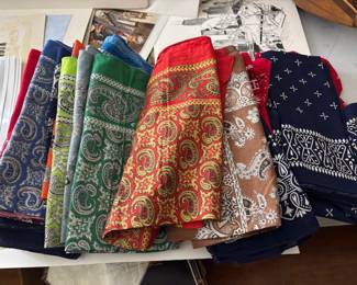 Vintage bandanas