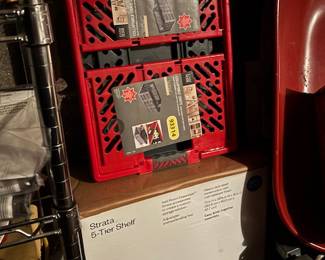 Brand new in box chrome shelf unit 