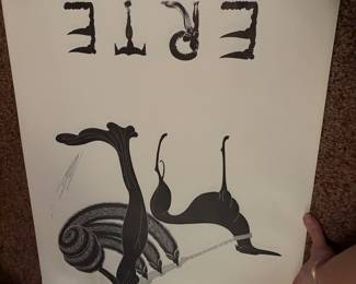 Two erte promo posters 