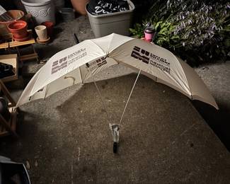 

Unusual double umbrella