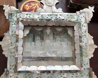Mother of pearl last supper 