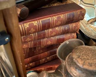 Leather bound books