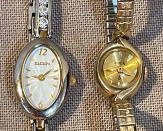 2 Elgin Watches Vintage Current