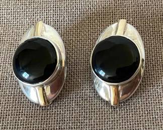 ZINA 2 Tone Earrings 925 Silver 14kt Gold