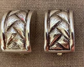 ZINA Stamped 925 Silver Earrings 