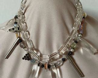 2 Beaded Necklaces 