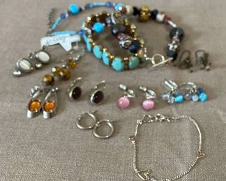 Assortment Of Bracelets Earrings  Pierced 