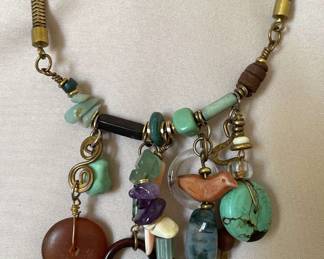 Necklace Statement Of Organic Elements