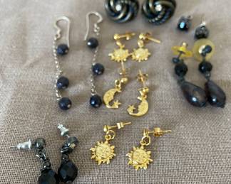 Collection Of Costume Earrings Pierced