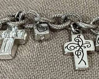 Brighton Like Bracelet with Crosses