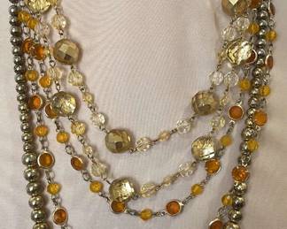 Gold Colored Collection Of Jewelry 
