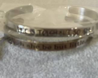 New Saying Bracelets 