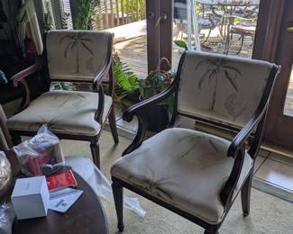 One of these chairs has a rip, but they are quality chairs