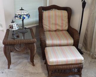 Ethan Allen Rattan furniture