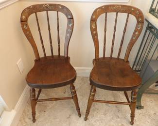 2 Drake Smith Pennsylvania Dutch Chairs