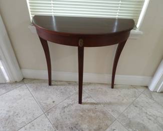 Ethan Allen Half Moon Table