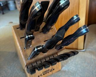 Cutco Knife set (two pieces, small pictured here on the right have been removed because they are NOT part of this set)