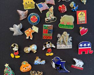 Assorted pins