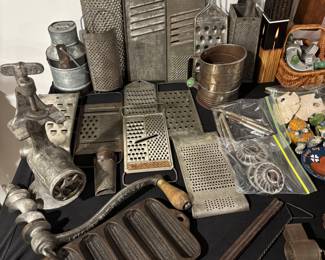 Antique kitchen utensils