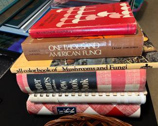 Cook books & mushroom books