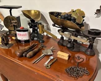Antique scales 7 tools
