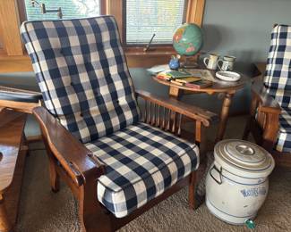 Morris Chairs - two, sold separately slightly different frame. Nearly perfect condition