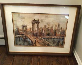 4ft x 3ft Framed Art New York View