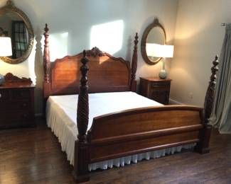 King Poster Bed (no mattress)
