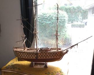 Wooden Model Ship Santisima